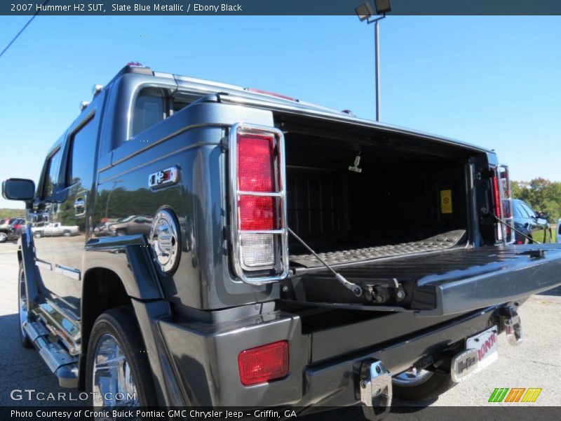 Slate Blue Metallic / Ebony Black 2007 Hummer H2 SUT