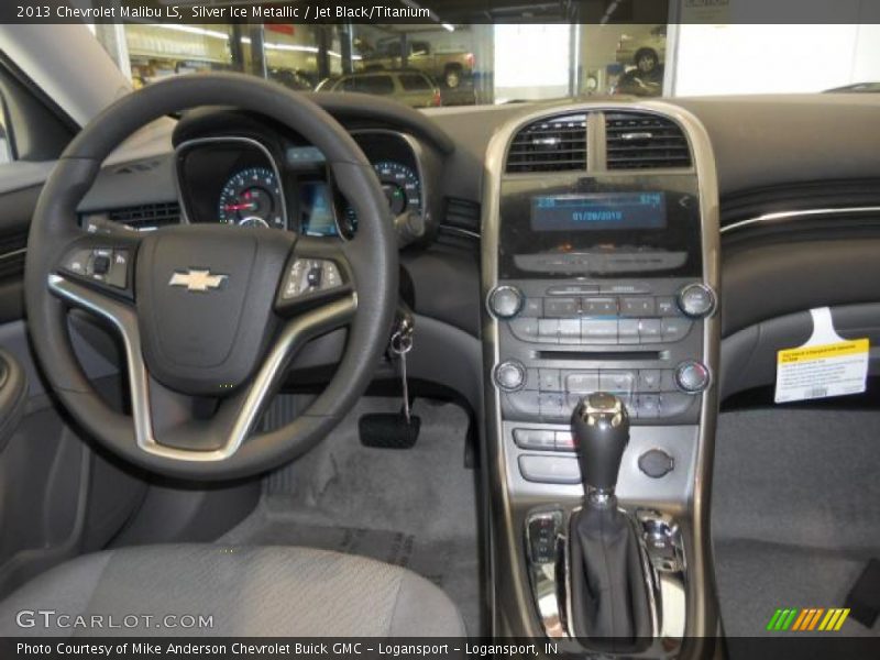 Silver Ice Metallic / Jet Black/Titanium 2013 Chevrolet Malibu LS