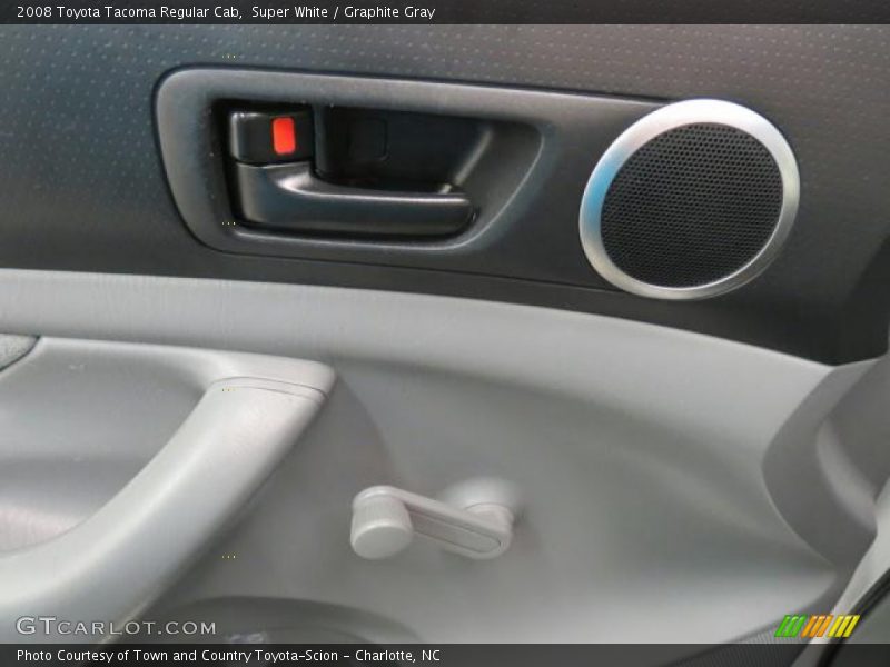 Super White / Graphite Gray 2008 Toyota Tacoma Regular Cab