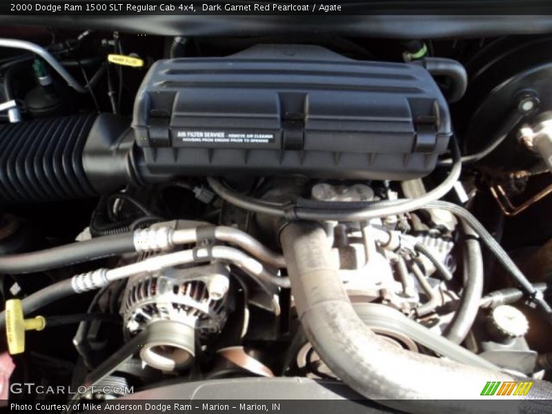 Dark Garnet Red Pearlcoat / Agate 2000 Dodge Ram 1500 SLT Regular Cab 4x4