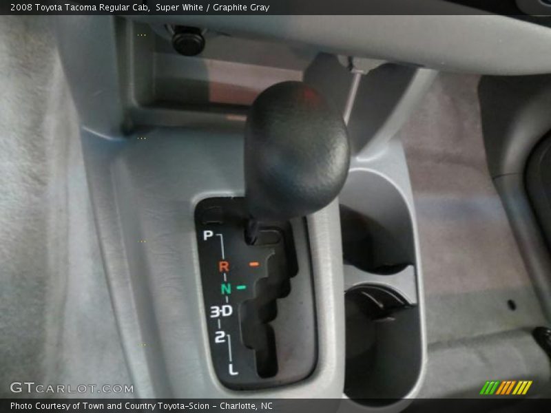 Super White / Graphite Gray 2008 Toyota Tacoma Regular Cab