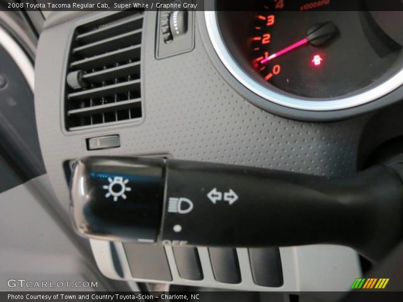 Super White / Graphite Gray 2008 Toyota Tacoma Regular Cab