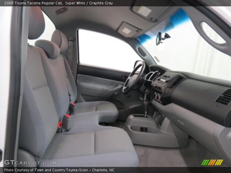 Super White / Graphite Gray 2008 Toyota Tacoma Regular Cab