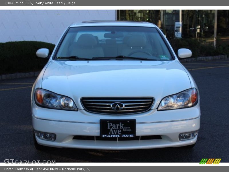 Ivory White Pearl / Beige 2004 Infiniti I 35