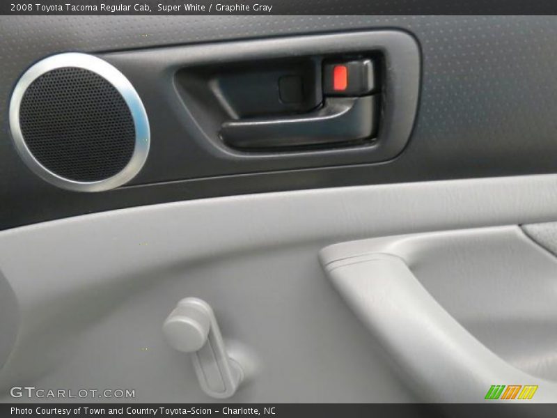 Super White / Graphite Gray 2008 Toyota Tacoma Regular Cab
