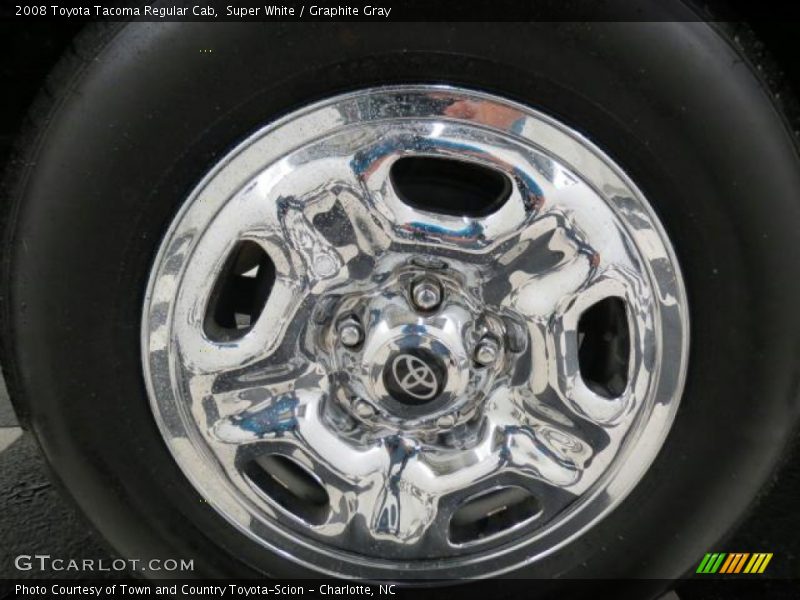 Super White / Graphite Gray 2008 Toyota Tacoma Regular Cab