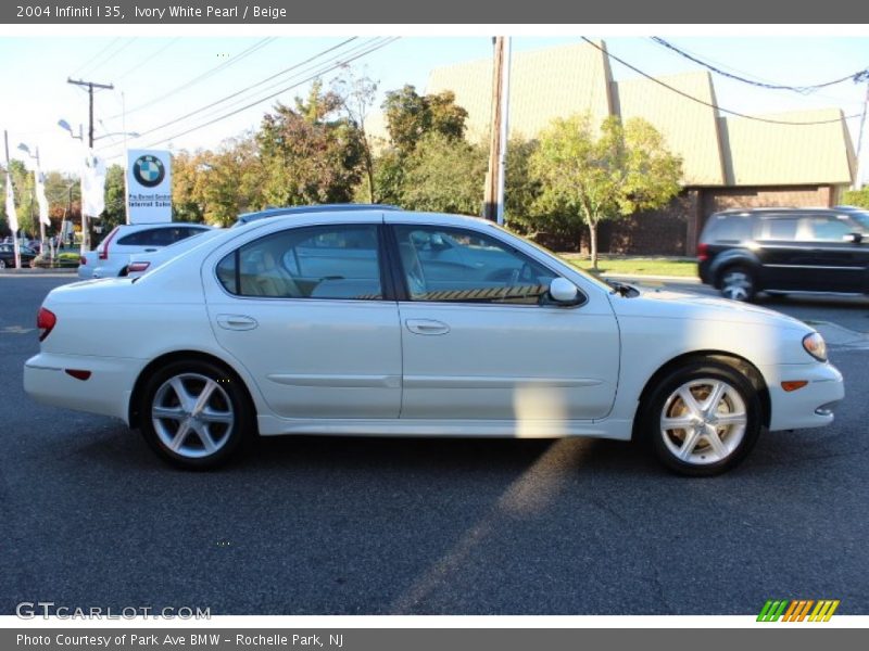 Ivory White Pearl / Beige 2004 Infiniti I 35