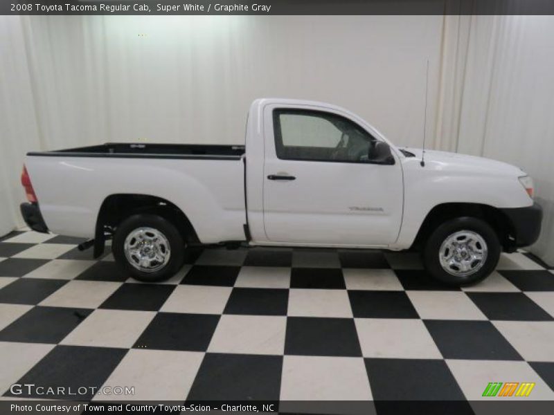 Super White / Graphite Gray 2008 Toyota Tacoma Regular Cab
