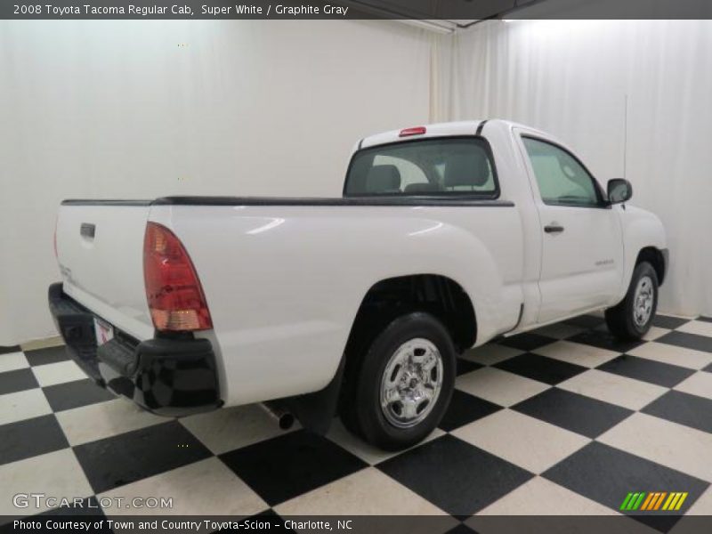 Super White / Graphite Gray 2008 Toyota Tacoma Regular Cab
