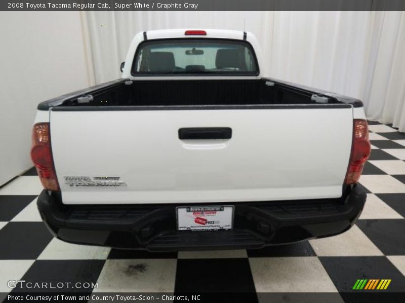 Super White / Graphite Gray 2008 Toyota Tacoma Regular Cab