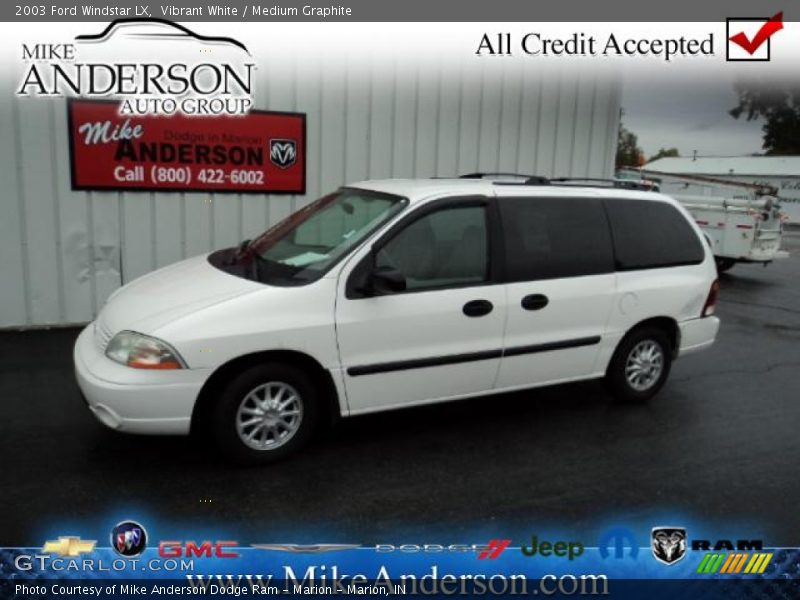 Vibrant White / Medium Graphite 2003 Ford Windstar LX