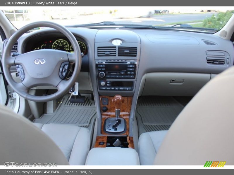 Ivory White Pearl / Beige 2004 Infiniti I 35