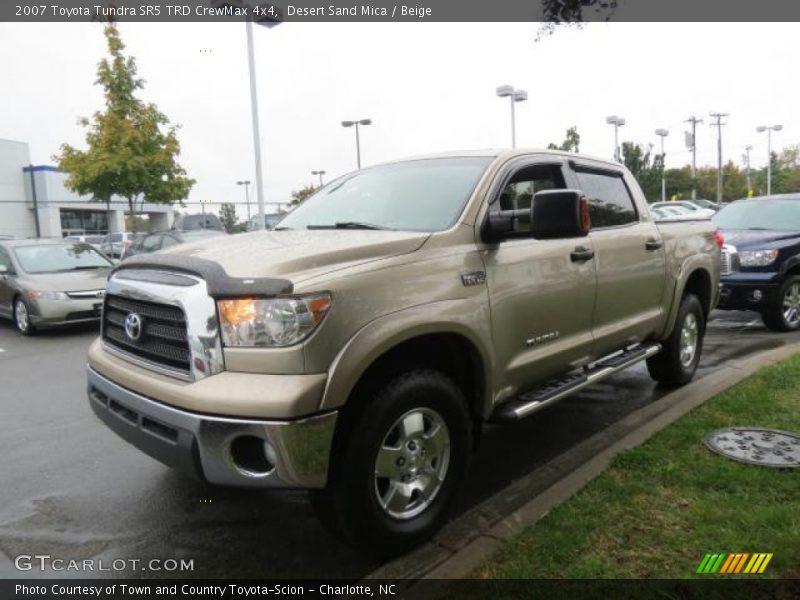 Desert Sand Mica / Beige 2007 Toyota Tundra SR5 TRD CrewMax 4x4