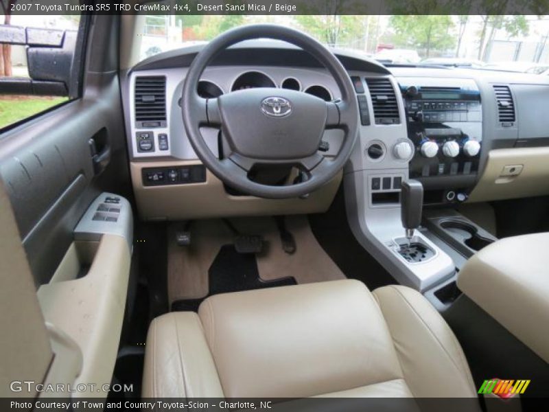 Desert Sand Mica / Beige 2007 Toyota Tundra SR5 TRD CrewMax 4x4