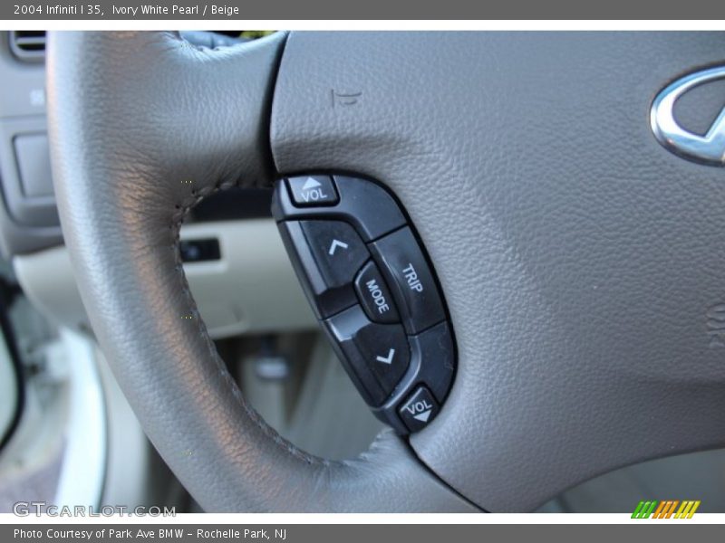Ivory White Pearl / Beige 2004 Infiniti I 35