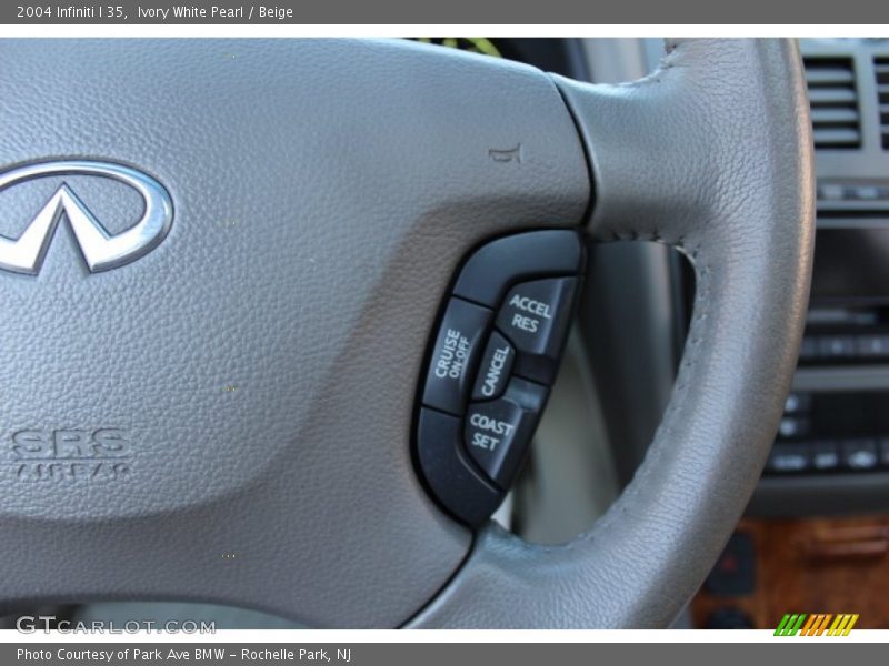 Ivory White Pearl / Beige 2004 Infiniti I 35