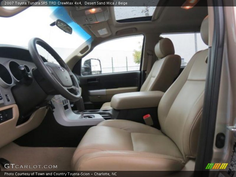 Desert Sand Mica / Beige 2007 Toyota Tundra SR5 TRD CrewMax 4x4
