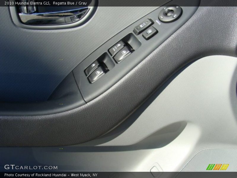 Regatta Blue / Gray 2010 Hyundai Elantra GLS