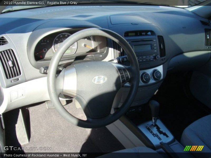 Regatta Blue / Gray 2010 Hyundai Elantra GLS