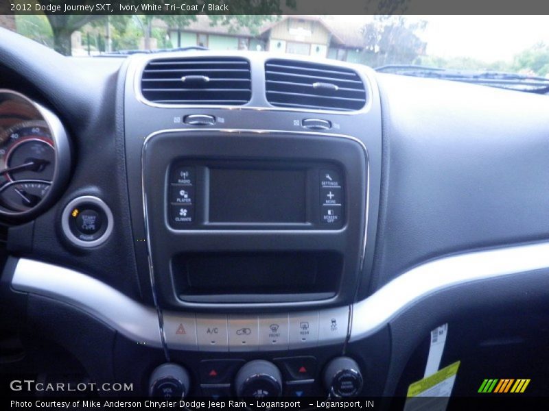 Ivory White Tri-Coat / Black 2012 Dodge Journey SXT