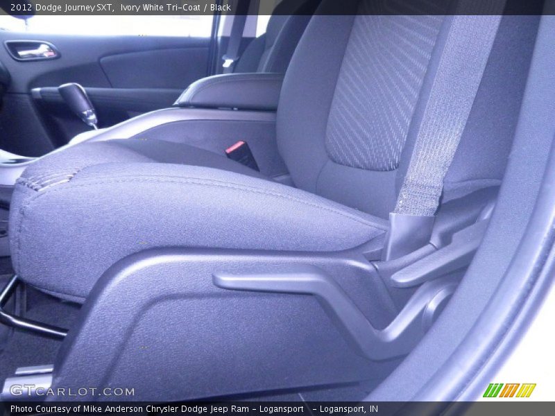 Ivory White Tri-Coat / Black 2012 Dodge Journey SXT