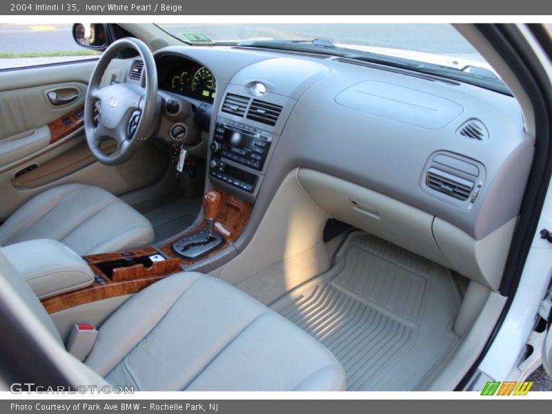 Ivory White Pearl / Beige 2004 Infiniti I 35