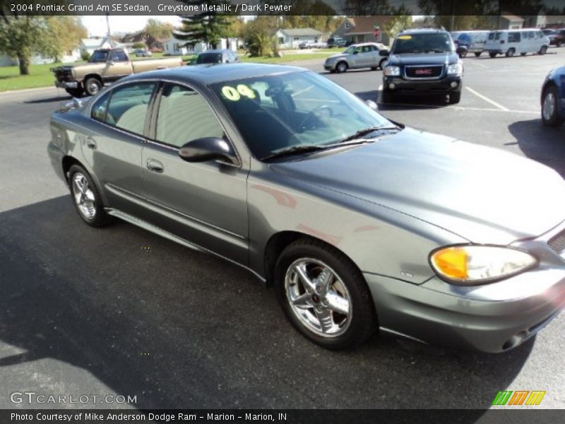 Greystone Metallic / Dark Pewter 2004 Pontiac Grand Am SE Sedan