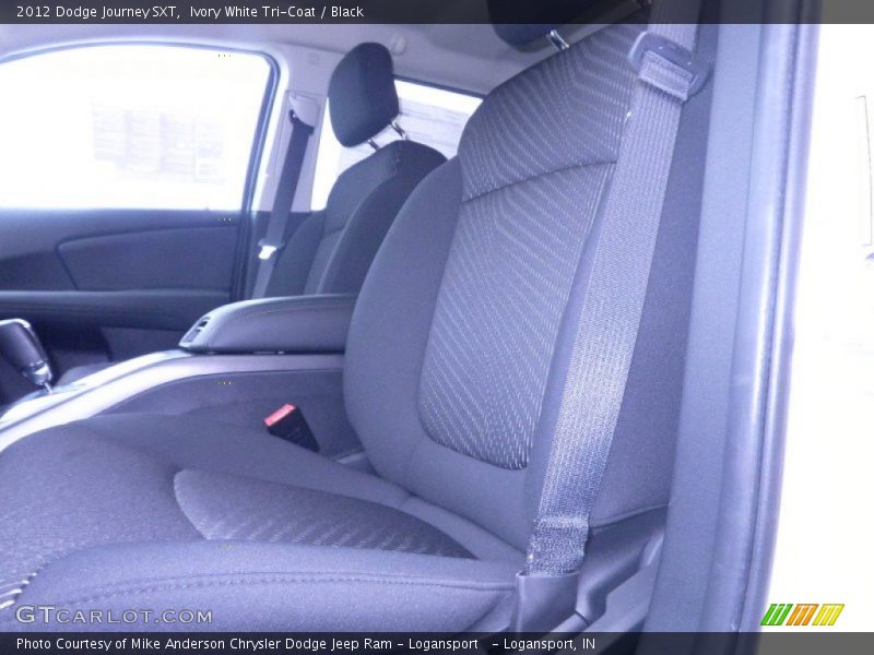 Ivory White Tri-Coat / Black 2012 Dodge Journey SXT