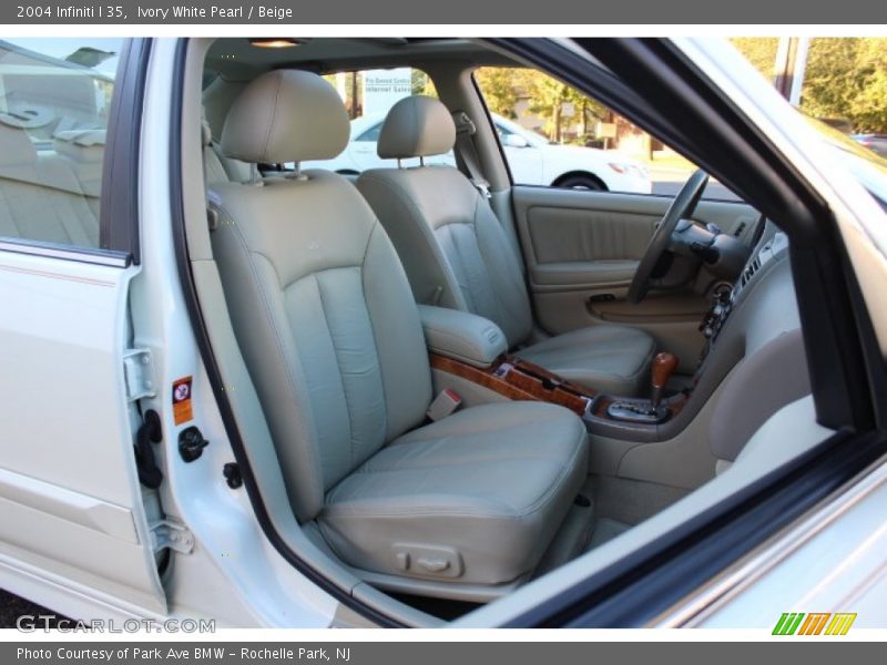 Ivory White Pearl / Beige 2004 Infiniti I 35