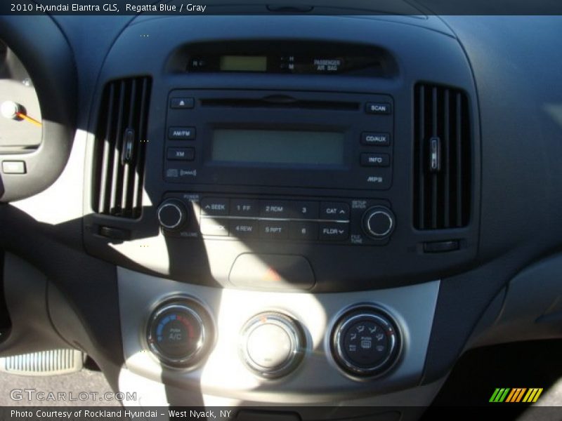 Regatta Blue / Gray 2010 Hyundai Elantra GLS
