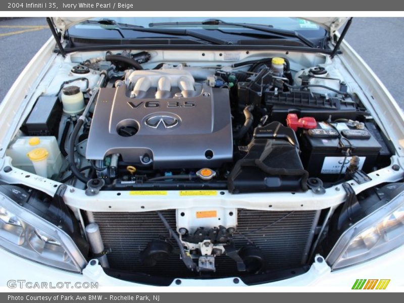 Ivory White Pearl / Beige 2004 Infiniti I 35