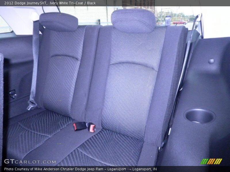 Ivory White Tri-Coat / Black 2012 Dodge Journey SXT
