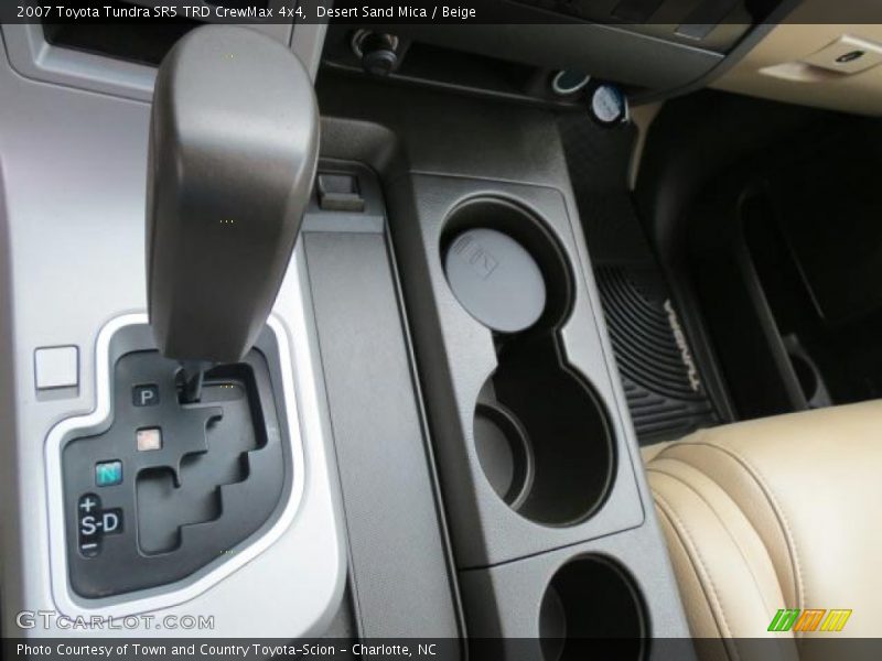 Desert Sand Mica / Beige 2007 Toyota Tundra SR5 TRD CrewMax 4x4