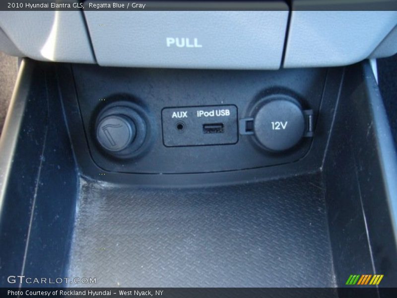 Regatta Blue / Gray 2010 Hyundai Elantra GLS