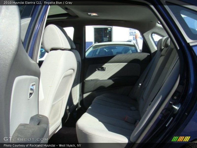 Regatta Blue / Gray 2010 Hyundai Elantra GLS