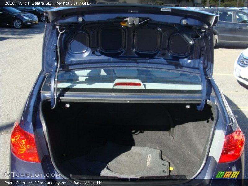 Regatta Blue / Gray 2010 Hyundai Elantra GLS