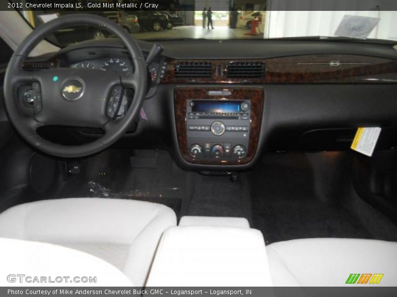 Gold Mist Metallic / Gray 2012 Chevrolet Impala LS