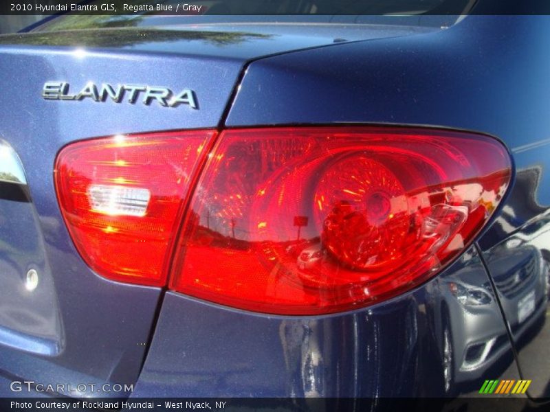 Regatta Blue / Gray 2010 Hyundai Elantra GLS