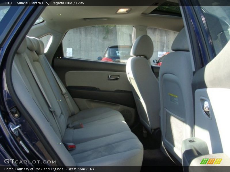 Regatta Blue / Gray 2010 Hyundai Elantra GLS
