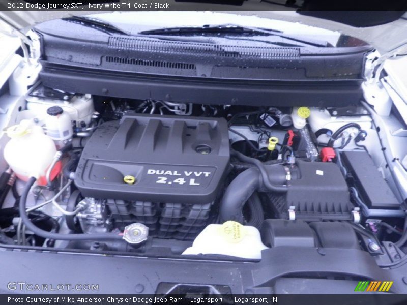 Ivory White Tri-Coat / Black 2012 Dodge Journey SXT