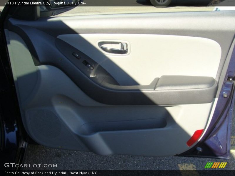 Regatta Blue / Gray 2010 Hyundai Elantra GLS