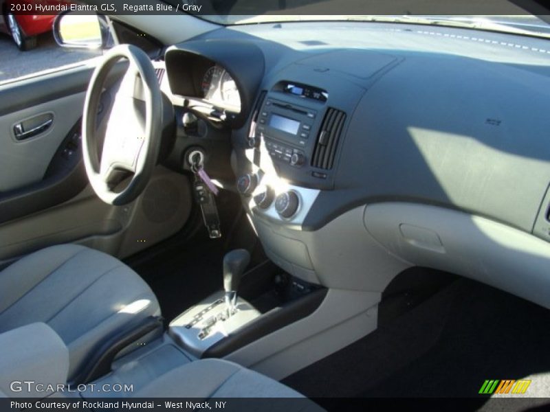 Regatta Blue / Gray 2010 Hyundai Elantra GLS