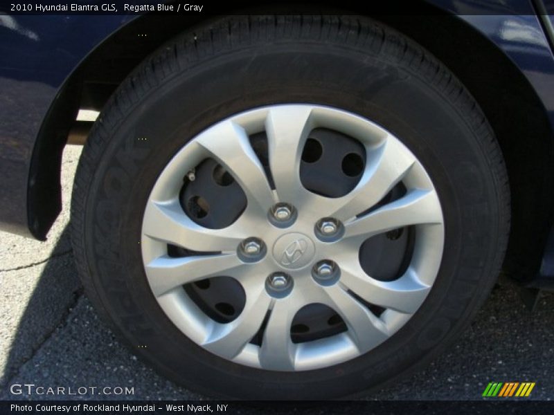 Regatta Blue / Gray 2010 Hyundai Elantra GLS