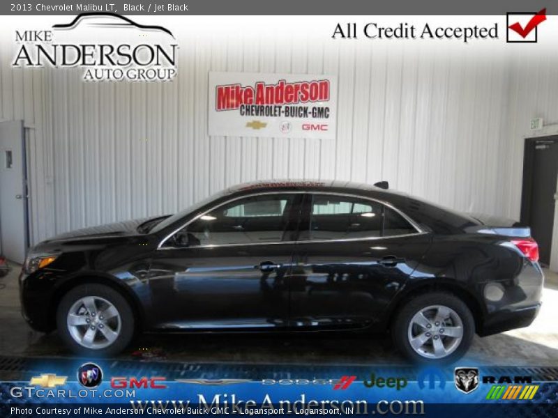 Black / Jet Black 2013 Chevrolet Malibu LT