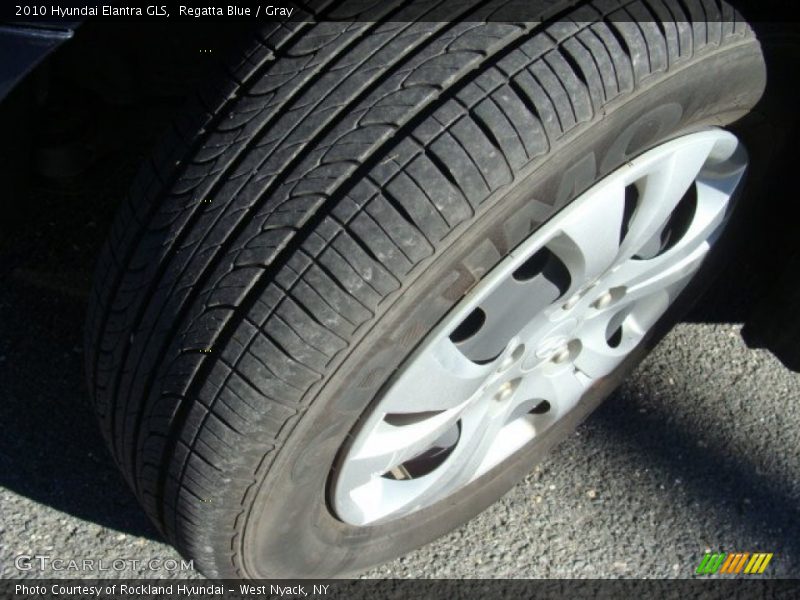 Regatta Blue / Gray 2010 Hyundai Elantra GLS