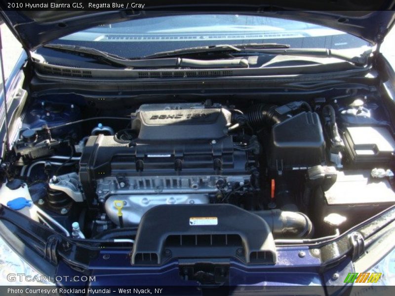 Regatta Blue / Gray 2010 Hyundai Elantra GLS