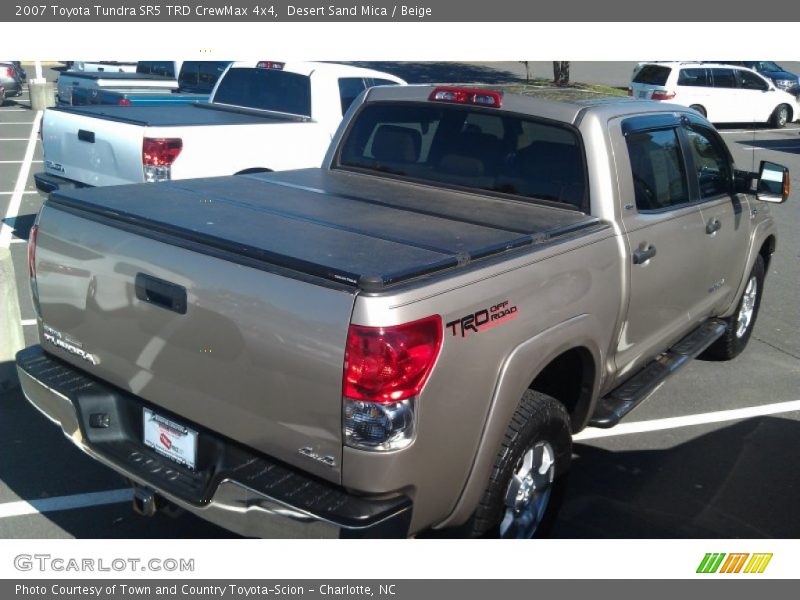 Desert Sand Mica / Beige 2007 Toyota Tundra SR5 TRD CrewMax 4x4