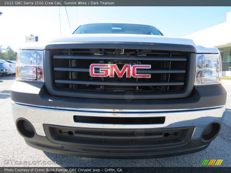 Summit White / Dark Titanium 2013 GMC Sierra 1500 Crew Cab