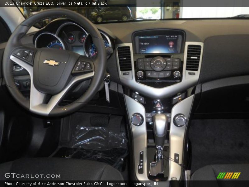 Silver Ice Metallic / Jet Black 2013 Chevrolet Cruze ECO