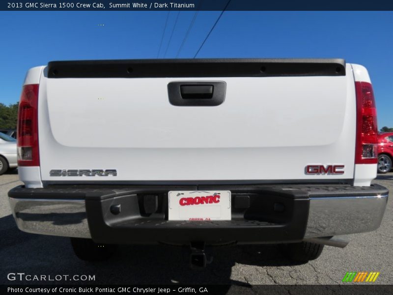 Summit White / Dark Titanium 2013 GMC Sierra 1500 Crew Cab